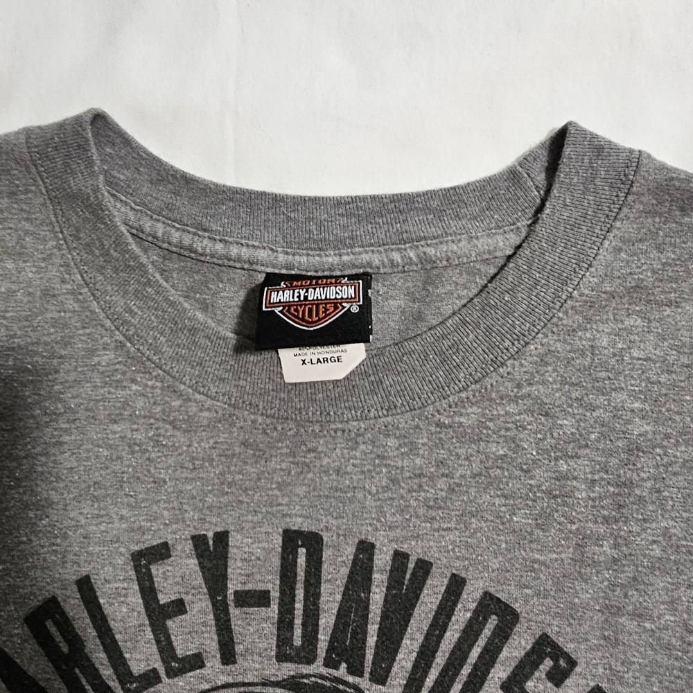 Harley Davidson Light Gray Short Sleeve Tee - Picture 2 of 3